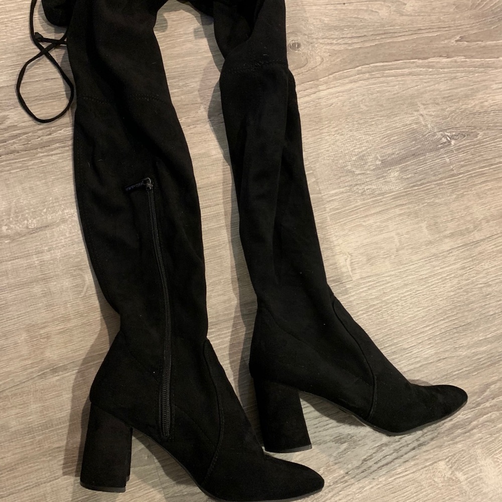 Knee-High Black Boots